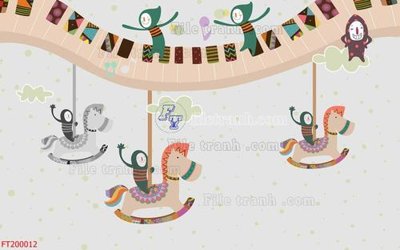 File PSD File in tranh tường 3D FT200012 (bản gốc) chất lượng nhất