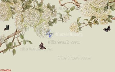 File tranh gốc File in tranh tường 3D FT200058 (bản đẹp) độc quyền