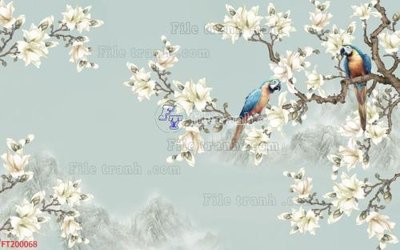 Tải file File in tranh tường 3D FT200068 (gốc) làm file thiết kế