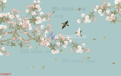 File tranh File in tranh tường 3D FT200077 (gốc) in backlit film