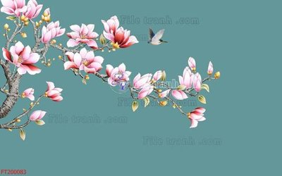 File gốc File in tranh tường 3D FT200083 (phong cách) châu Âu