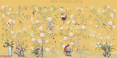 File tranh gốc File in tranh tường 3D FT200101 (bản đẹp) độc quyền