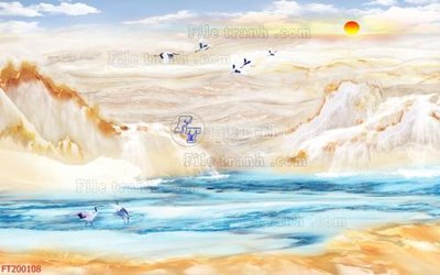 Download file File in tranh tường 3D FT200108 (gốc) in mica bàn thờ