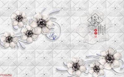 File tranh File in tranh tường 3D FT200130 (gốc) chủ đề thành phố