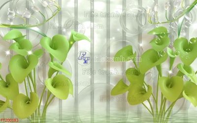 File tranh in mica File in tranh tường 3D FT200183 (độ phân giải cao)