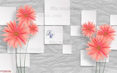 File gốc in ấn File in tranh tường 3D FT200196 độ phân giải cao
