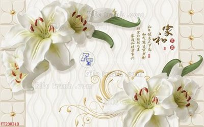 Download file tranh File in tranh tường 3D FT200210 (file gốc PSD)