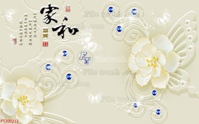 File gốc File in tranh tường 3D FT200212 (thiết kế) độc quyền