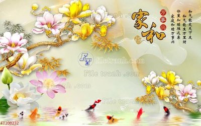 File ảnh File in tranh tường 3D FT200232 (gốc) in PP, decal