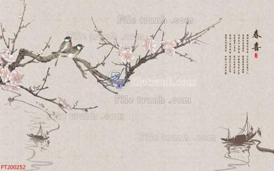 File gốc File in tranh tường 3D FT200252 (in lụa) tranh phong thủy