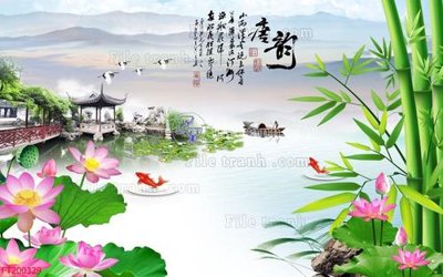 File PSD File in tranh tường 3D FT200329 (gốc) cho in quảng cáo