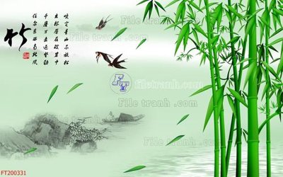 File gốc File in tranh tường 3D FT200331 (bản quyền) cho in ấn