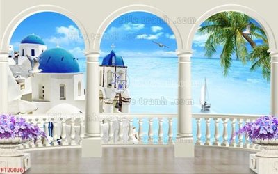 File PSD File in tranh tường 3D FT200361 (gốc) nhiều lớp (multi-layer)