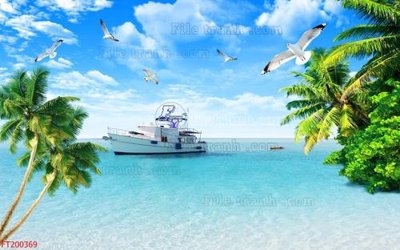 File in mica File in tranh tường 3D FT200369 (bản gốc) sắc sảo