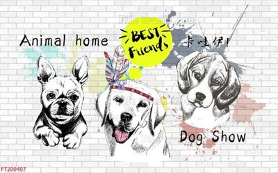 File in lụa File in tranh tường 3D FT200407 (chất lượng cao) File in tranh tường 3D FT200407