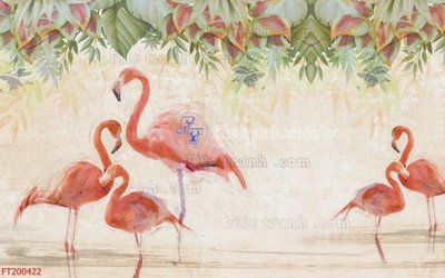 Tải file File in tranh tường 3D FT200422 (gốc) làm tranh treo tường