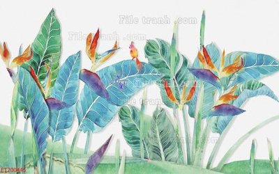 File gốc File in tranh tường 3D FT200445 (Filetranh.com) File in tranh tường 3D FT200445