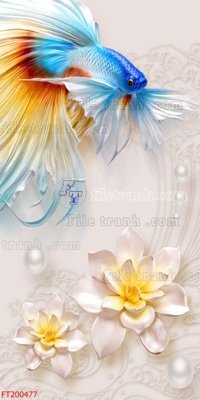 File gốc File in tranh tường 3D FT200477 (thiết kế) cho in ấn