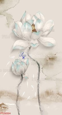 File gốc File in tranh tường 3D FT200504 (in lụa) tranh thuận buồm