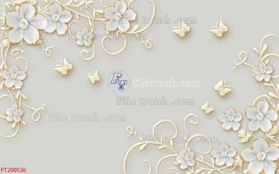 File tranh File in tranh tường 3D FT200536 (ảnh gốc) in trần nhà