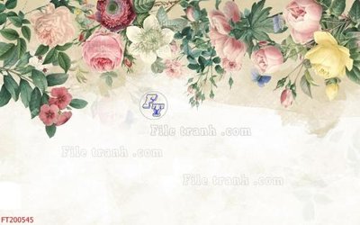 Ảnh gốc File in tranh tường 3D FT200545 (độ nét cao) in mica