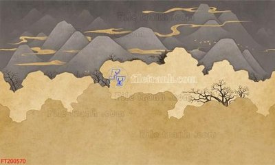 Tải file File in tranh tường 3D FT200570 (gốc) làm file thiết kế