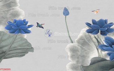 File tranh gốc File in tranh tường 3D FT200595 (bản quyền) độc đáo