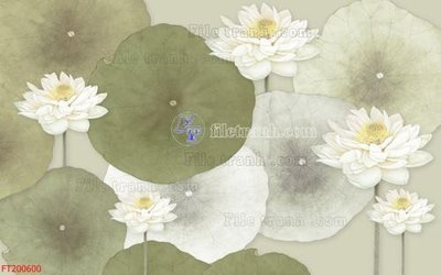 File tranh gốc File in tranh tường 3D FT200600 (bản quyền) file PSD