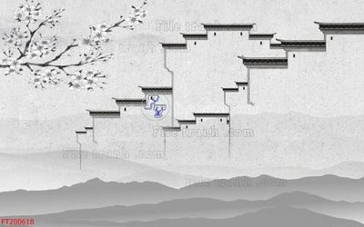 File gốc File in tranh tường 3D FT200618 (cho in 3D) độc đáo