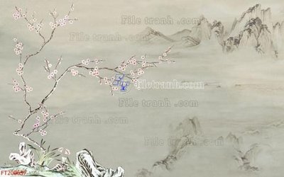 File gốc File in tranh tường 3D FT200637 cho in ấn và thiết kế