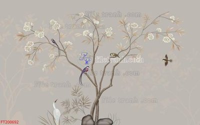 File gốc File in tranh tường 3D FT200692 (cho in 3D) độc đáo