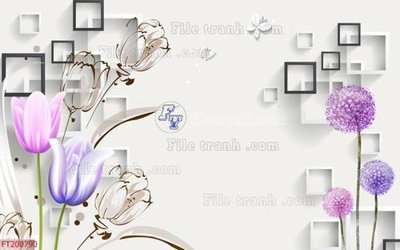 Tải file File in tranh tường 3D FT200790 (PSD) cho in tranh kính