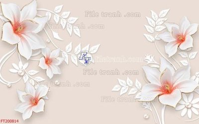 File tranh gốc File in tranh tường 3D FT200814 (bản quyền) Filetranh.com