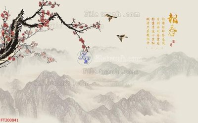 File in mica File in tranh tường 3D FT200841 (bản gốc) siêu trong