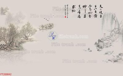 Tải file File in tranh tường 3D FT200842 (ảnh gốc) in tráng gương