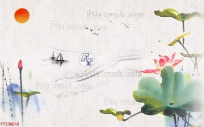 Chi tiết file tranh tráng gương File in tranh tường 3D FT200849 (ảnh gốc)