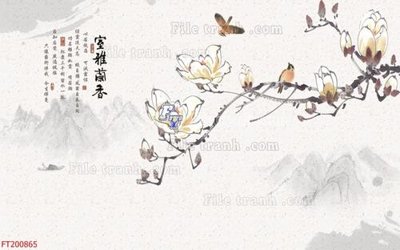 Cung cấp file tranh gốc File in tranh tường 3D FT200865 độc quyền