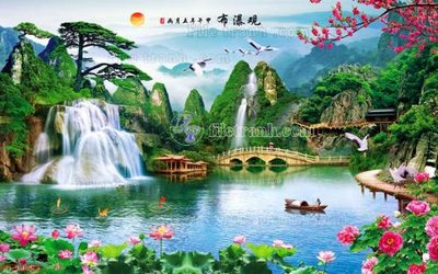 Tải file File in tranh tường 3D FT200885 (ảnh gốc) in tranh kính