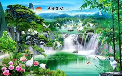 File gốc File in tranh tường 3D FT200898 (dành cho quảng cáo)