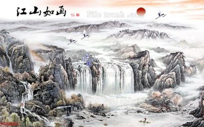 Chi tiết file tranh tráng gương File in tranh tường 3D FT200901 (ảnh gốc)