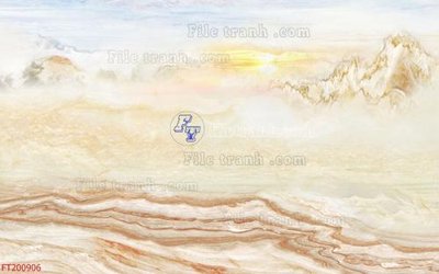 File gốc in tráng gương File in tranh tường 3D FT200906 chi tiết