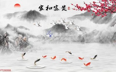 File tranh File in tranh tường 3D FT200908 (ảnh gốc) sắc nét hoàn hảo