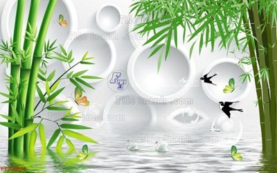 Download file File in tranh tường 3D FT200924 (chất lượng in ấn)