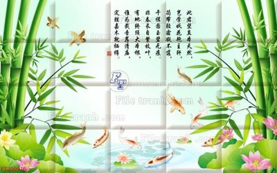 File tranh gốc File in tranh tường 3D FT200926 (bản quyền) file PSD