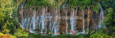 File in trần File in tranh tường 3D FT200967 (file gốc) hoa văn 3D