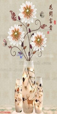File gốc in ấn File in tranh tường 3D FT200986 độ phân giải cao