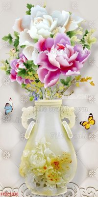 File gốc File in tranh tường 3D FT201030 (in tráng gương) sang trọng