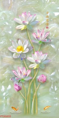 File gốc File in tranh tường 3D FT201033 (trang trí) cho phòng khách