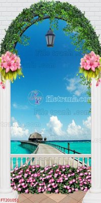 Mua file tranh gốc File in tranh tường 3D FT201051 tại Filetranh.com