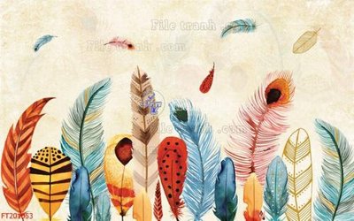 File in mica File in tranh tường 3D FT201053 (bản gốc) sắc sảo